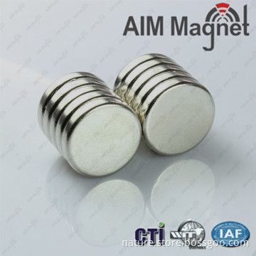 round 16mm x 3mm neodymium magnet